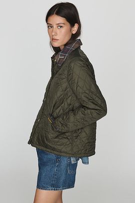 Barbour Icons Cropped Liddesdale Quilted Jacket