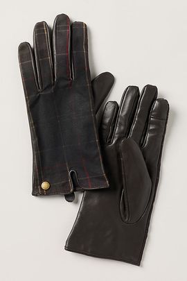 Barbour Scarlet Tartan Gloves