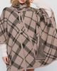 Barbour Vienna Tartan Wool-Blend Cape with Scarf - 2