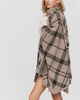 Barbour Vienna Tartan Wool-Blend Cape with Scarf - 3