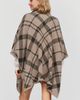 Barbour Vienna Tartan Wool-Blend Cape with Scarf - 6