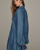 Bardot 100% Cotton Antonia Chambray Mini Dress - 4