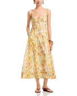 white christmas dresses Cloud 9 Bardot Neckline Corset Back Dress Sage
