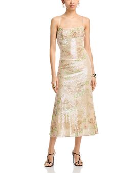 knee length dresses for ladies Hayden Slip Ivory main image 0