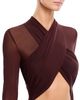 Bardot Bardot Aliyah Wrap Long Sleeve Bodysuit - 4