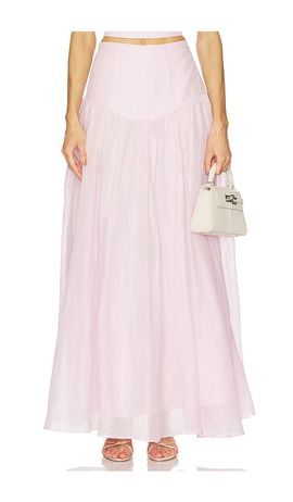Bardot Bardot Amorette Ramie Maxi Skirt