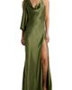 Bardot Bardot Anastasia Satin Maxi Halter Dress - 1