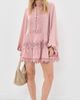 BARDOT BARDOT Antonia Lace Trim Mini Dress Dusty Pink - 5