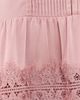 BARDOT BARDOT Antonia Lace Trim Mini Dress Dusty Pink - 6