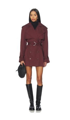 Bardot Bardot Aster Short Trench Coat