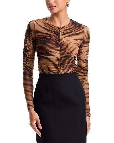 Bardot Bardot Brea Long Sleeve Printed Bodysuit