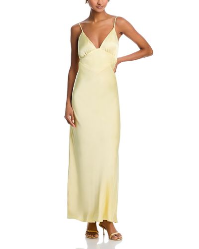 Bardot Bardot Capri Yellow Slip Dress