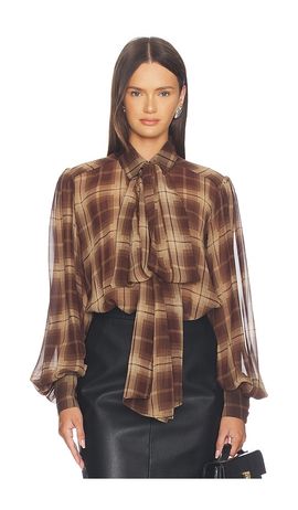 Bardot Bardot Cecile Neck Tie Shirt