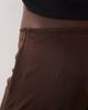 Bardot Bardot Devin mid rise satin pants in dark chocolate-Brown - 3