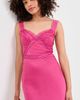 BARDOT BARDOT Emory Lace Slip Dress Hot Pink - 6