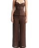 Bardot Bardot Enya High Waist Wide Leg Linen Pant - 4