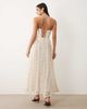 Bardot Bardot Estie broderie maxi dress in light beige-Neutral - 4