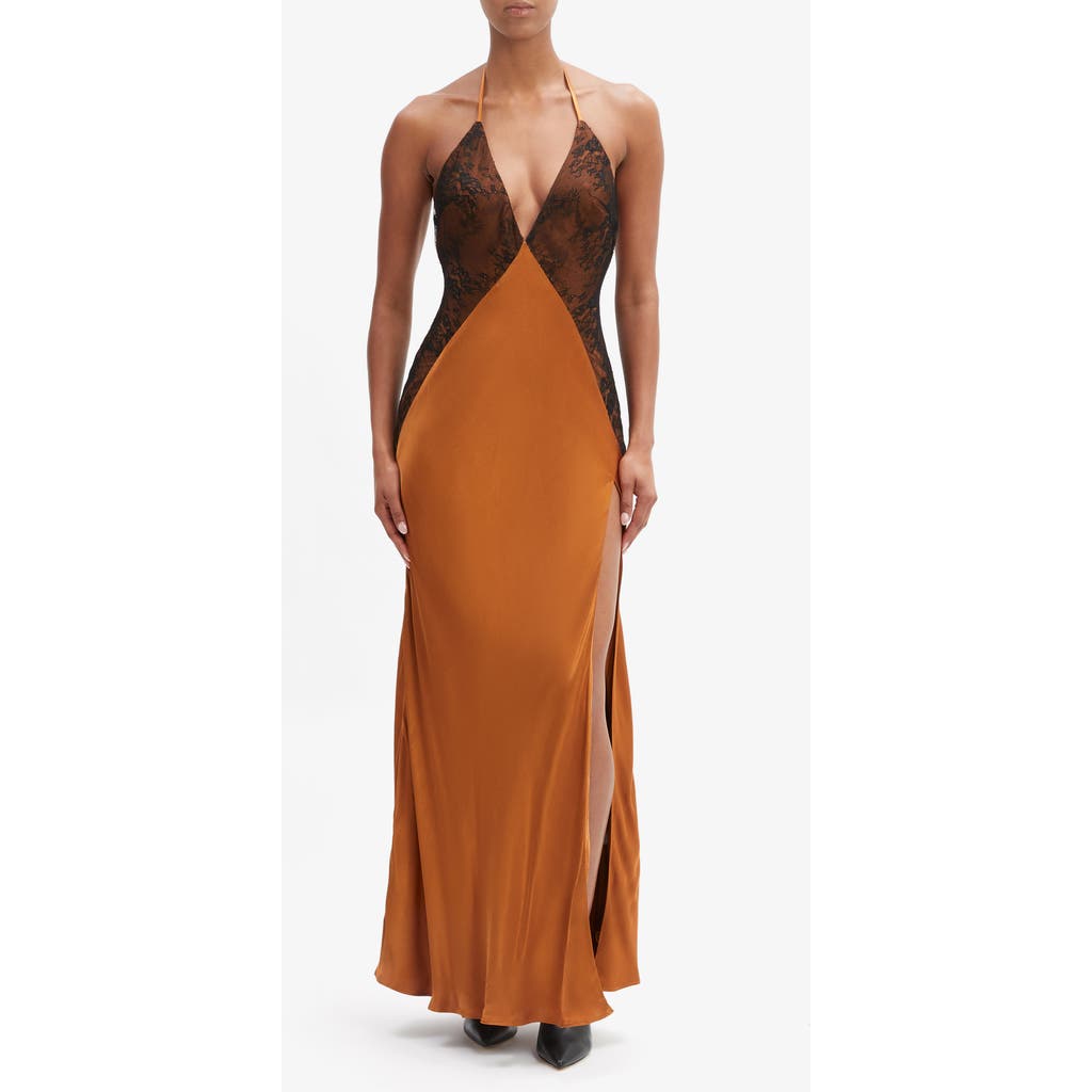 Bardot Bardot Estrella Halter Gown
