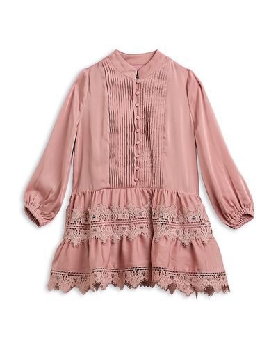 Bardot Bardot Girls' Anie Satin Shirt Dress