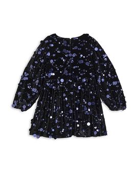 Bardot Bardot Girls' Ashlyn Velvet Sequin Dress