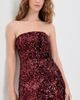 BARDOT BARDOT Helene Sequin Mini Dress Burgundy - 2