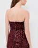 BARDOT BARDOT Helene Sequin Mini Dress Burgundy - 3