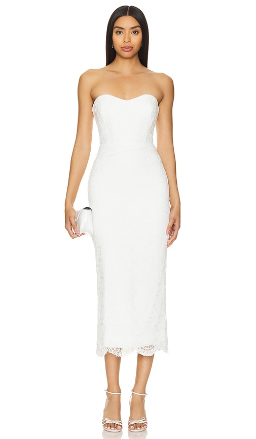 bardot white corset dress Bardot Bubble Corset Dress White