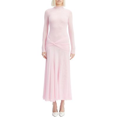 Bardot Bardot Lea Long Sleeve Mesh Midi Dress