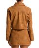 Bardot Bardot Lorenzo Croc Faux Suede Shirt - 2