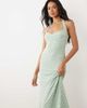 Bardot Bardot Mariko exclusive halter neck floral embroidered lace maxi dress in sage green - 1