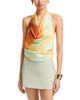 Bardot Bardot Monet Halter Cowl Neck Top - 1