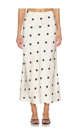 Bardot Bardot Pheobe Satin Midi Skirt
