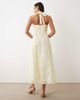 Bardot Bardot Pollie broderie halter midi dress in yellow floral - 4