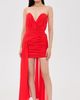 BARDOT BARDOT Remalia Strapless Mini Dress Fire Red - 2