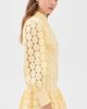 BARDOT BARDOT Remy Spot Lace Mini Dress Soft Yellow - 4