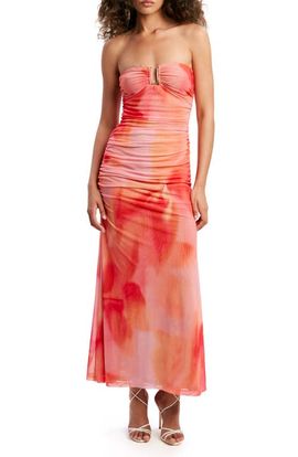 sachin and babi light blue dress BARDOT Aradia Sequin Halter Dress