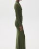 BARDOT BARDOT Veria Wrap Mesh Maxi Dress Khaki - 4
