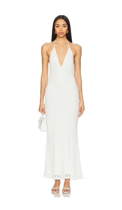 Bardot Bardot x REVOLVE Adoni Halter Mesh Midi Dress