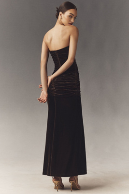 bardot elvira velvet midi dress Elvira Velvet Dress Bardot
