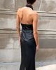 Bardot Gina Faux-Leather Halter Dress - 4