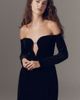 Bardot Luvia Velour Hourglass Off-Shoulder Mini Dress - 1