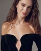 Bardot Luvia Velour Hourglass Off-Shoulder Mini Dress - 4