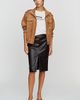 Bardot Rheba Faux Leather Pencil Skirt - 1