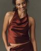 Bardot Toni Cowl Halter Top - 1