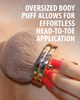 Bare It All Bare It All Body Puff Vegan Brush - 3