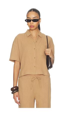 Barefoot Dreams Barefoot Dreams Button Up Shirt