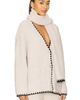 Barefoot Dreams Barefoot Dreams CozyChic Blanket Stitch Cardigan With Detachable Scarf - 2