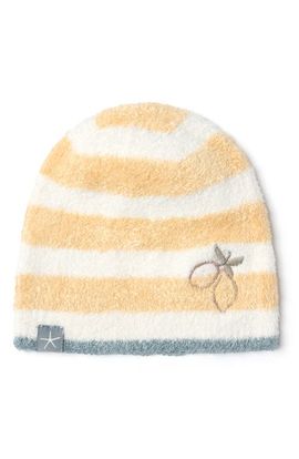 barefoot dreams barefoot dreams CozyChic Lite® Baby Lemon Stripe Beanie
