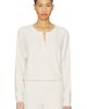Barefoot Dreams Barefoot Dreams CozyChic Ultra Lite Scallop Dolman Henley Top - 1