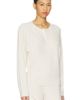 Barefoot Dreams Barefoot Dreams CozyChic Ultra Lite Scallop Dolman Henley Top - 2